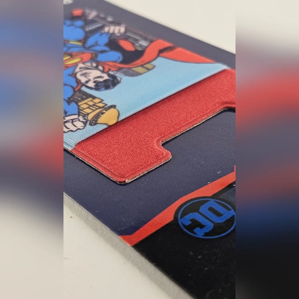 DC Comics Flying SUPERMAN Phone Card Pocket Wallet Holder BUNDLE 2 GET 1 FREE